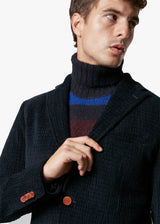AABENZIO SINGLE-BREASTED JACKET WITH PATCH POCKETS