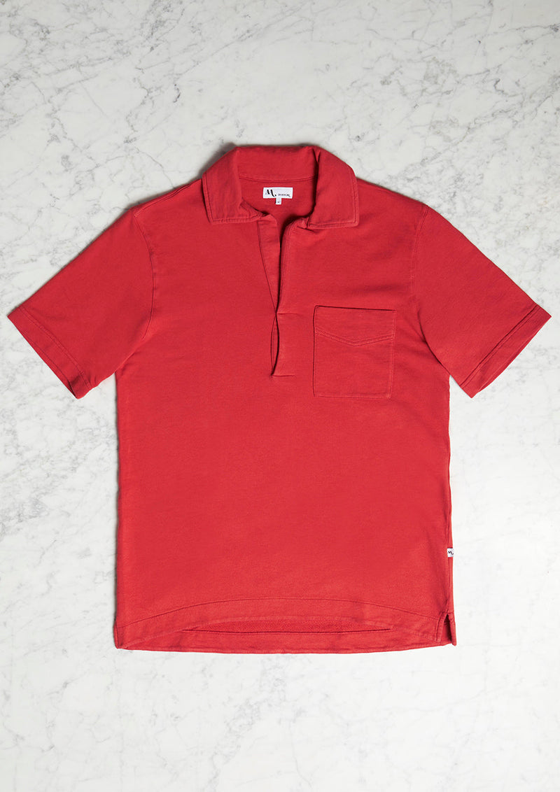 AADEO OPEN COLLAR POLO SHIRT