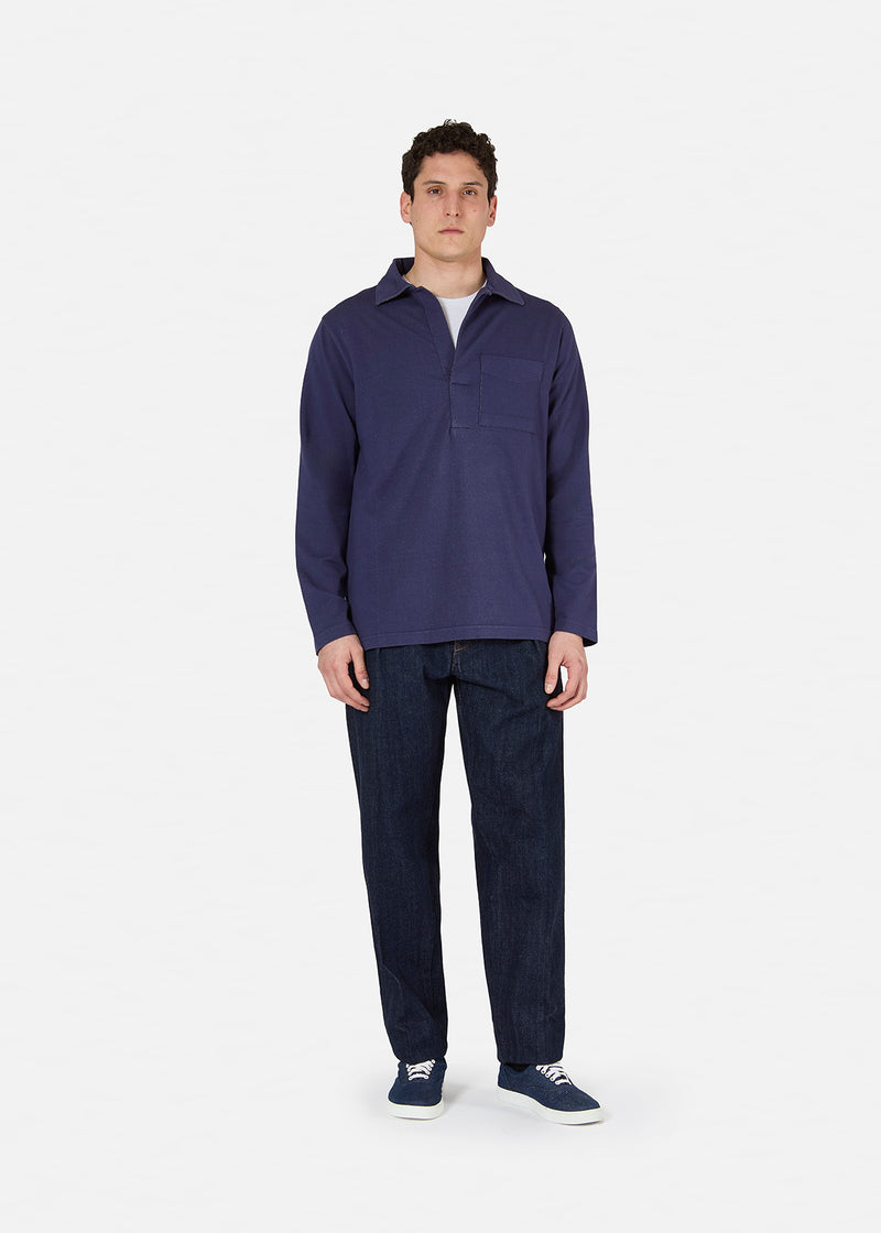 AALIX JERSEY POLO-SWEATER