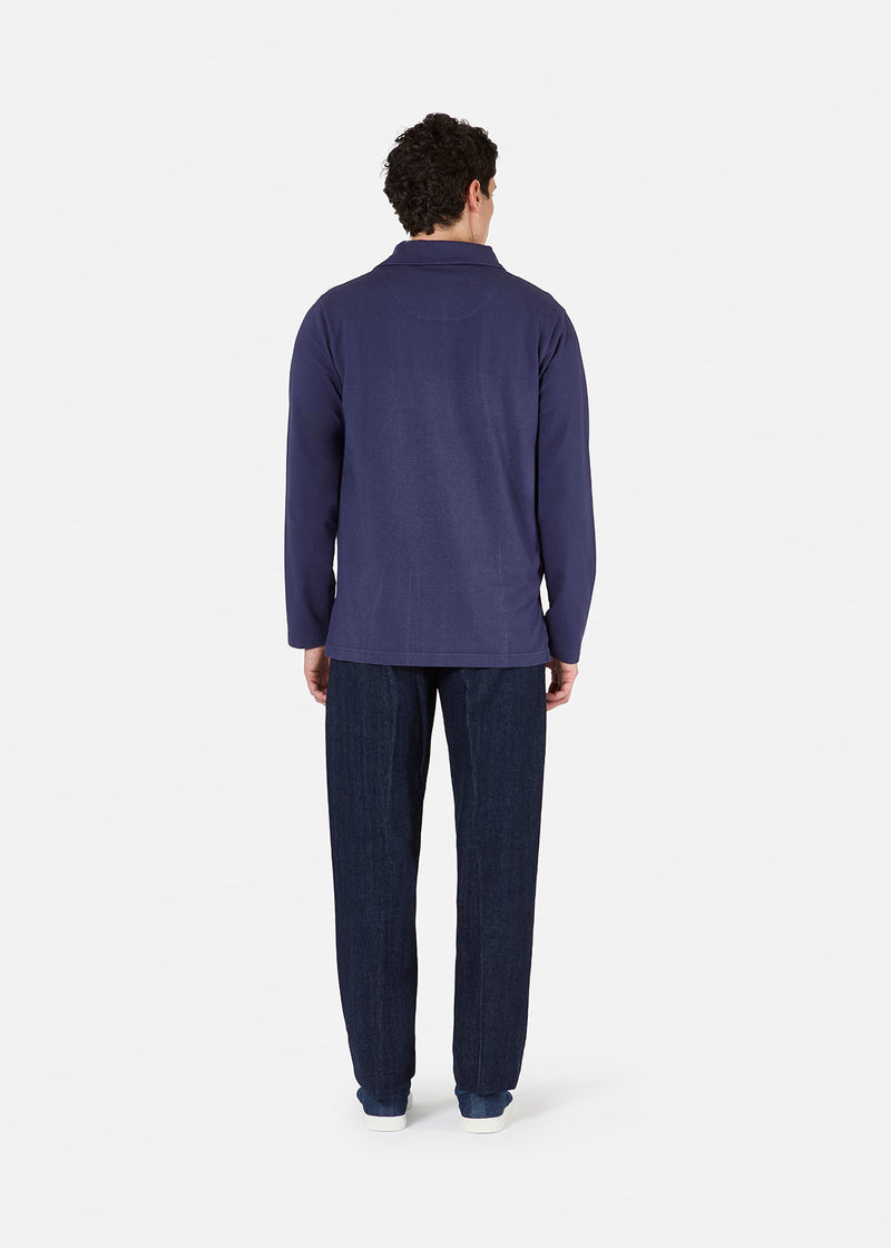 AALIX JERSEY POLO-SWEATER