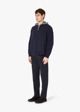 AAMIRA KNITTED ZIP SWEATER