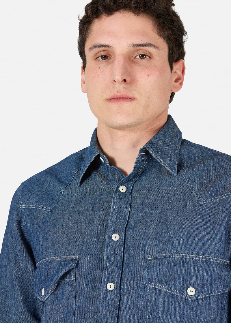 AANTIDE WESTERN CHAMBRAY SHIRT