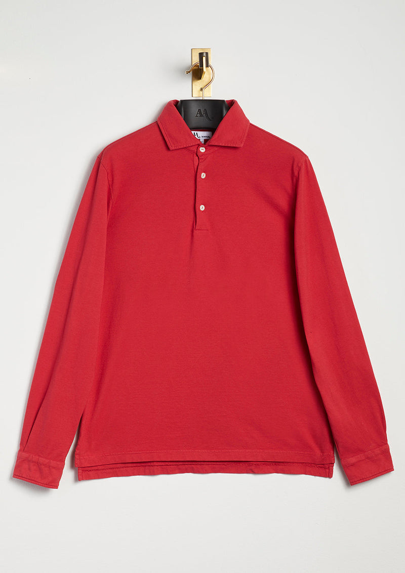 AAPOLLO COTTON-JERSEY POLO SHIRT