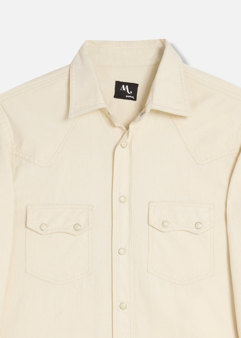 AARIOSTO DENIM WESTERN SHIRT