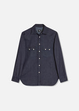 AARIOSTO DENIM WESTERN SHIRT