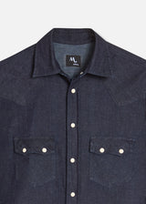 AARIOSTO DENIM WESTERN SHIRT