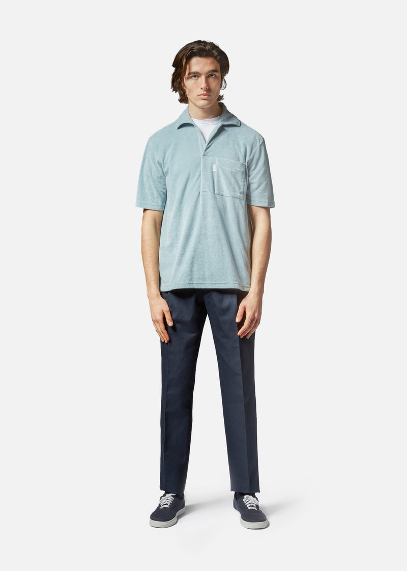 AADEO COTTON - TERRY POLOSHIRT