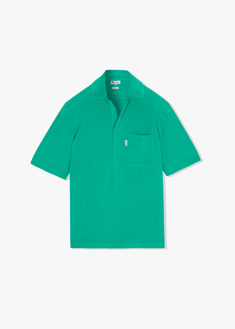 AADEO COTTON - TERRY POLOSHIRT