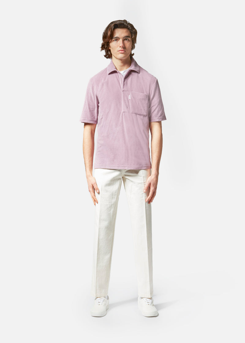 AADEO COTTON - TERRY POLOSHIRT
