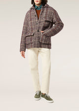 AADERBALE WOOL CHECKED JACKET