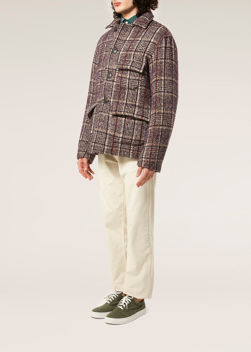 AADERBALE WOOL CHECKED JACKET