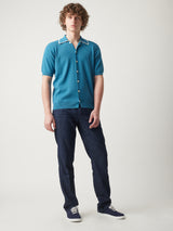 AAGAR COTTON TERRY SHIRT WITH SHORT SLEEVES