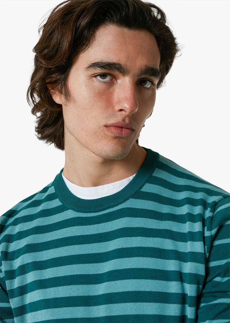 AALFEO STRIPED KNITTED TSHIRT