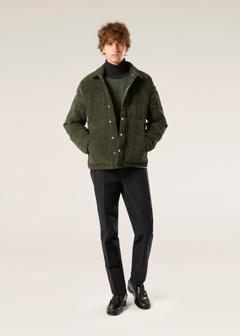 AALOFI GREEN CORDUROY JACKET