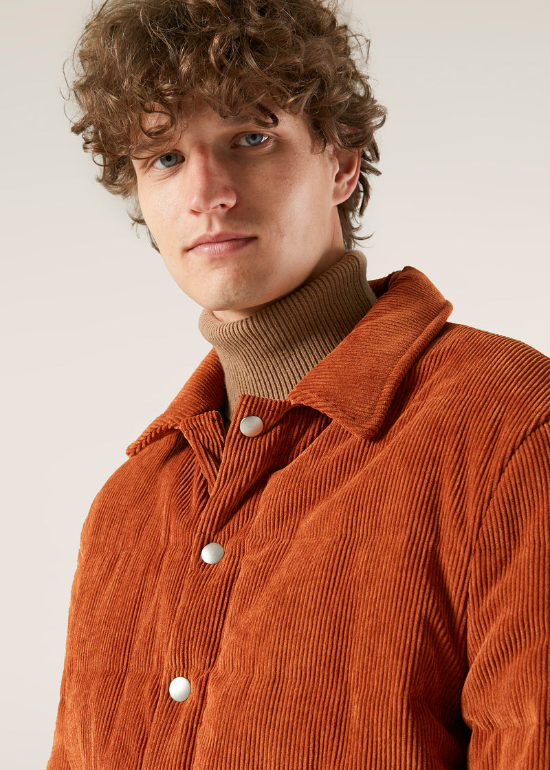 AALOFI COPPER CORDUROY JACKET