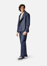 AANSONIA DENIM DOUBLE BREASTED BLAZER