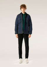 AANTERO GREEN CHECKED OVERSHIRT
