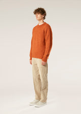 AAPPIO ORANGE WOOL AND ALPACA SWEATER