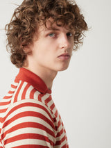AARDESIA STRIPED CREWNECK WITH SHORT SLEEVES