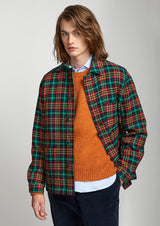 AASTI CHECKED WOOL OVERSHIRT