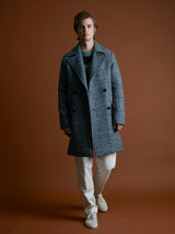 CAPPOTTO DOPPIO PETTO A QUADRI AALBANY